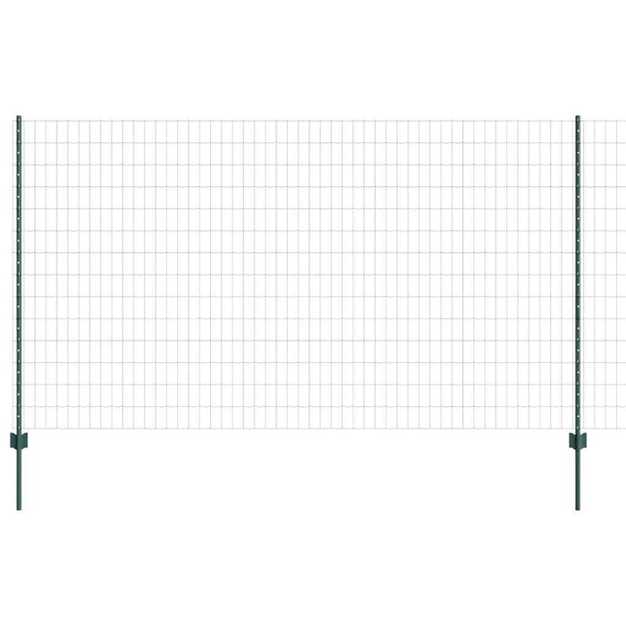 Îngrădire cu stâlpi Verde 1.4 x 10 m Oțel - WALTI WALTI