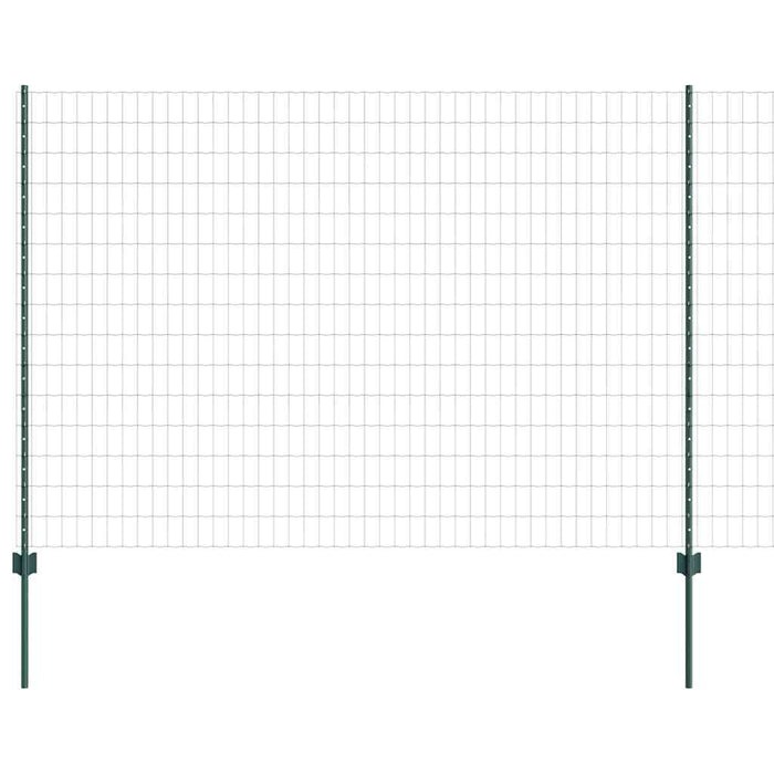 Îngrădire cu stâlpi Verde 1.5 x 10 m Oțel - WALTI WALTI