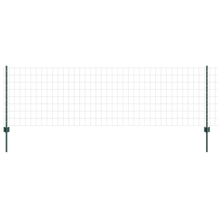 Gard cu Stâlp Verde 0,8 x 10 m Oțel și PVC - WALTI WALTI