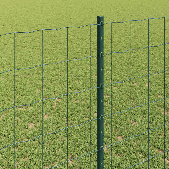 Îngrădire cu stâlpi Verde 1.4 x 10 m Oțel - WALTI WALTI