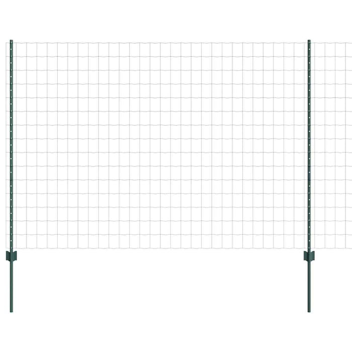 Îngrădire cu stâlpi Verde 1.5 x 10 m Oțel - WALTI WALTI