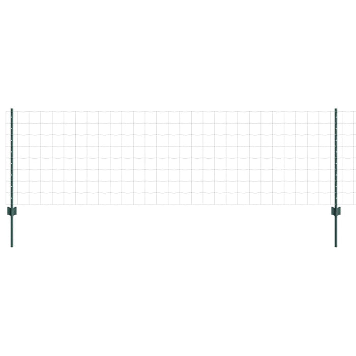 Gard cu Stâlp Verde 0,8 x 10 m Oțel - WALTI WALTI