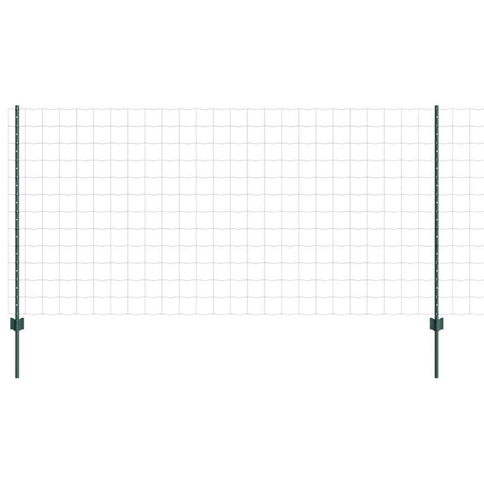 Îngrădire cu stâlpi Verde 1.2 x 10 m Oțel - WALTI WALTI