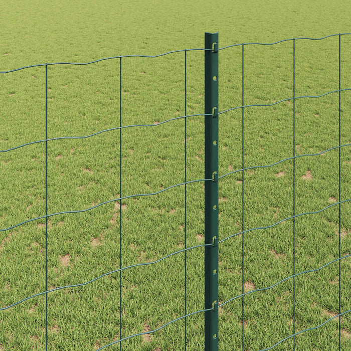 Îngrădire cu stâlpi Verde 1.4 x 10 m Oțel - WALTI WALTI