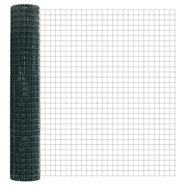 Îngrădire cu stâlpi Verde 1.5 x 10 m Oțel - WALTI WALTI