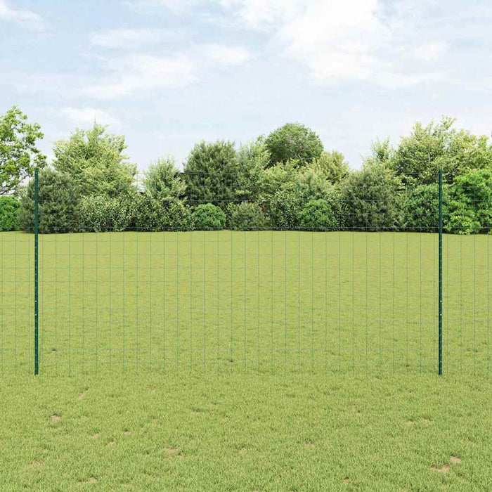 Îngrădire cu stâlpi Verde 1.6 x 10 m Oțel - WALTI WALTI