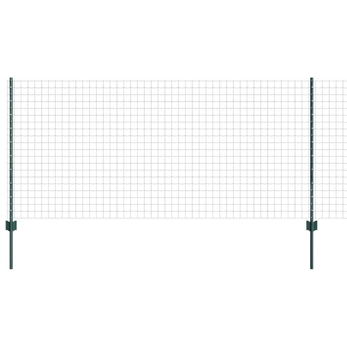 Îngrădire cu stâlpi Verde 1 x 25 m Oțel - WALTI WALTI