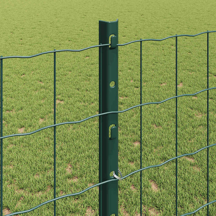 Îngrădire cu stâlpi Verde 1.2 x 25 m Oțel - WALTI WALTI