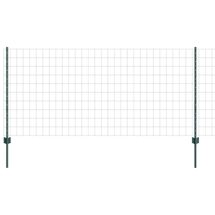 Îngrădire cu stâlpi Verde 1 x 25 m Oțel - WALTI WALTI