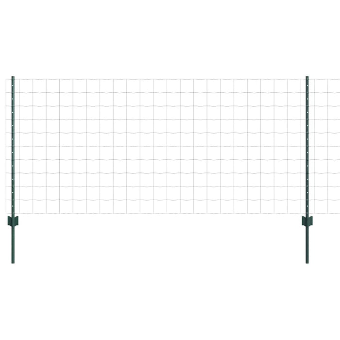 Îngrădire cu stâlpi Verde 1 x 25 m Oțel - WALTI WALTI