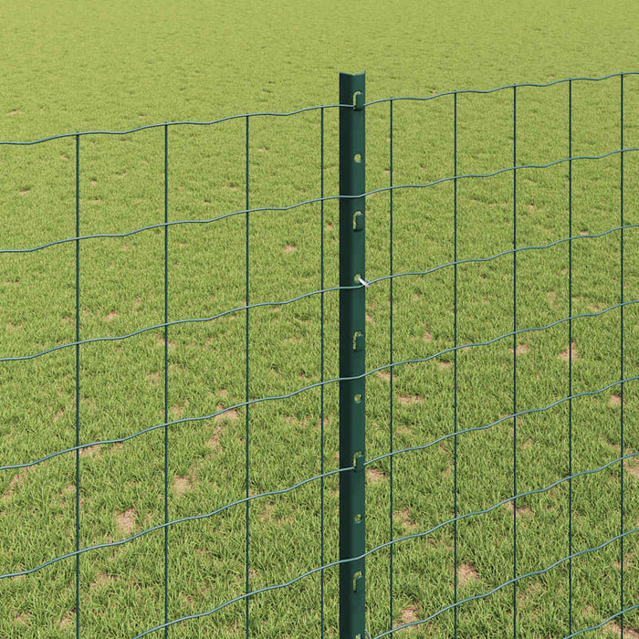 Îngrădire cu stâlpi Verde 1.5 x 10 m Oțel - WALTI WALTI