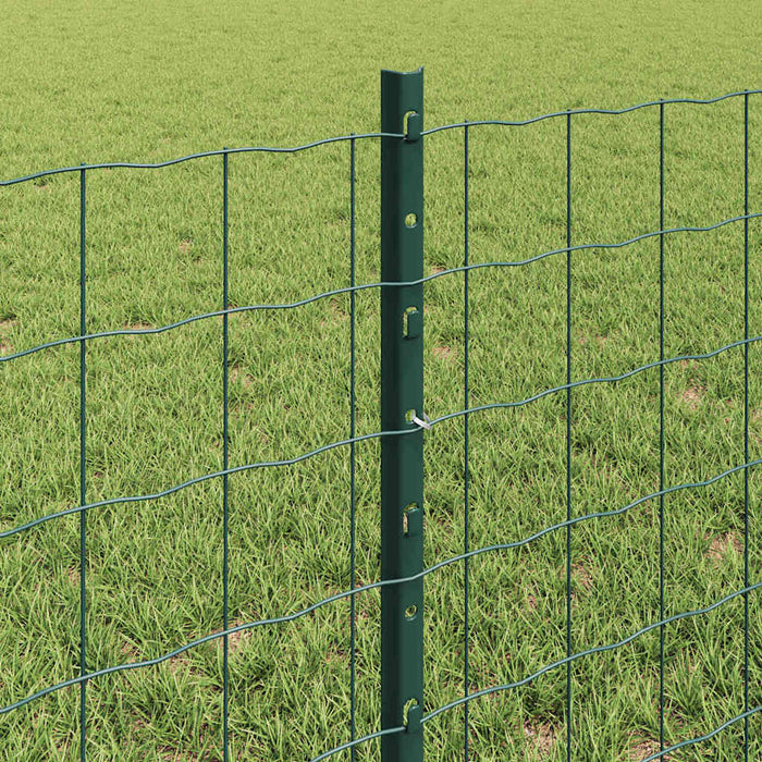 Gard cu Stâlp Verde 0,6 x 25 m Oțel și PVC - WALTI WALTI