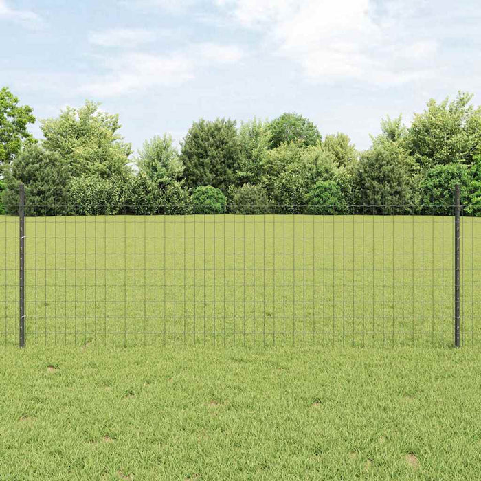 Gard cu Stâlp Gri 0,8 x 25 m Oțel și PVC - WALTI WALTI