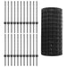 Gard cu Stâlp Gri 0,6 x 50 m Oțel și PVC - WALTI WALTI