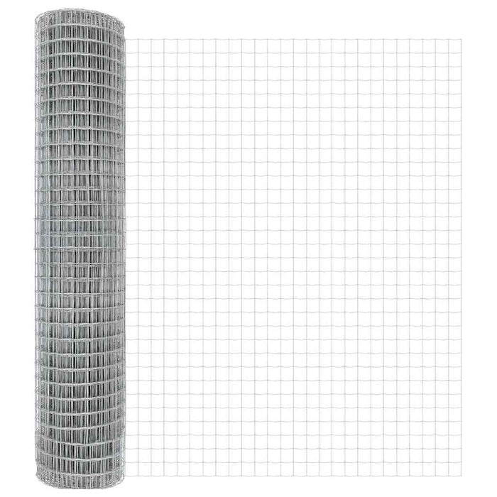 Îngrădire cu stâlpi Argintiu 1.5 x 10 m Oțel - WALTI WALTI