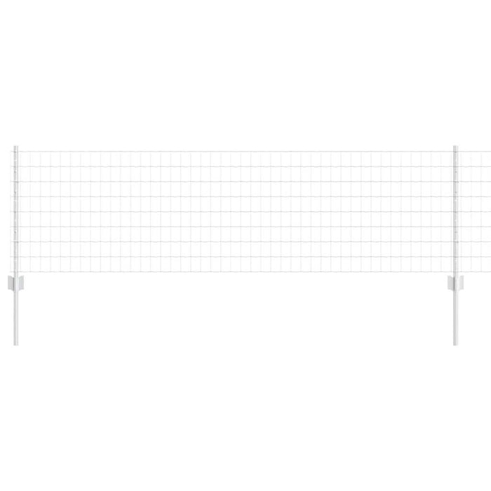 Îngrădire cu stâlpi Argintiu 0.6 x 10 m Oțel - WALTI WALTI