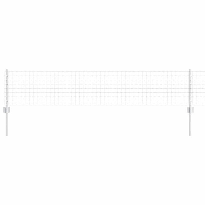 Îngrădire cu stâlpi Argintiu 0.4 x 50 m Oțel - WALTI WALTI