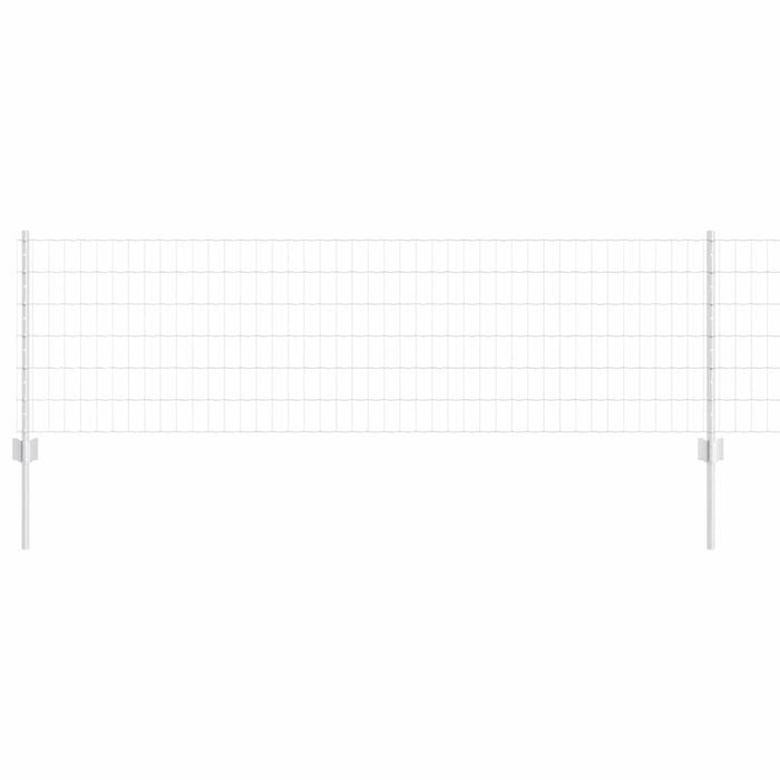 Îngrădire cu stâlpi Argintiu 0.6 x 50 m Oțel - WALTI WALTI