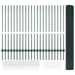 Gard cu Stâlp Verde 1,2 x 50 m Oțel și PVC - WALTI WALTI