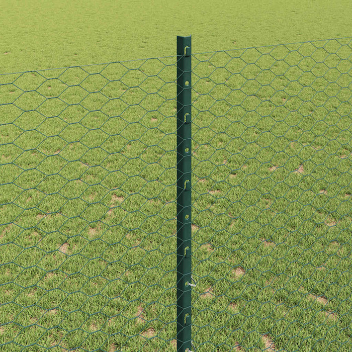 Gard cu Stâlp Verde 1,4 x 10 m Oțel și PVC - WALTI WALTI