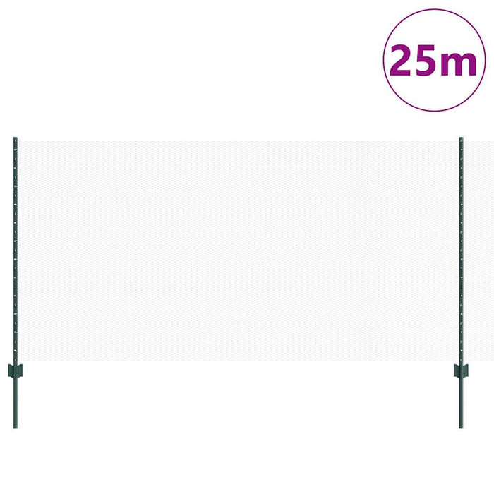 Gard cu Stâlp Verde 1,2 x 25 m Oțel - WALTI WALTI