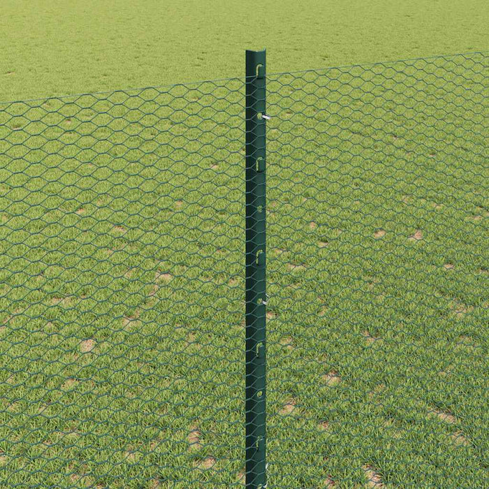 Gard cu Stâlp Verde 1,4 x 25 m Oțel și PVC - WALTI WALTI