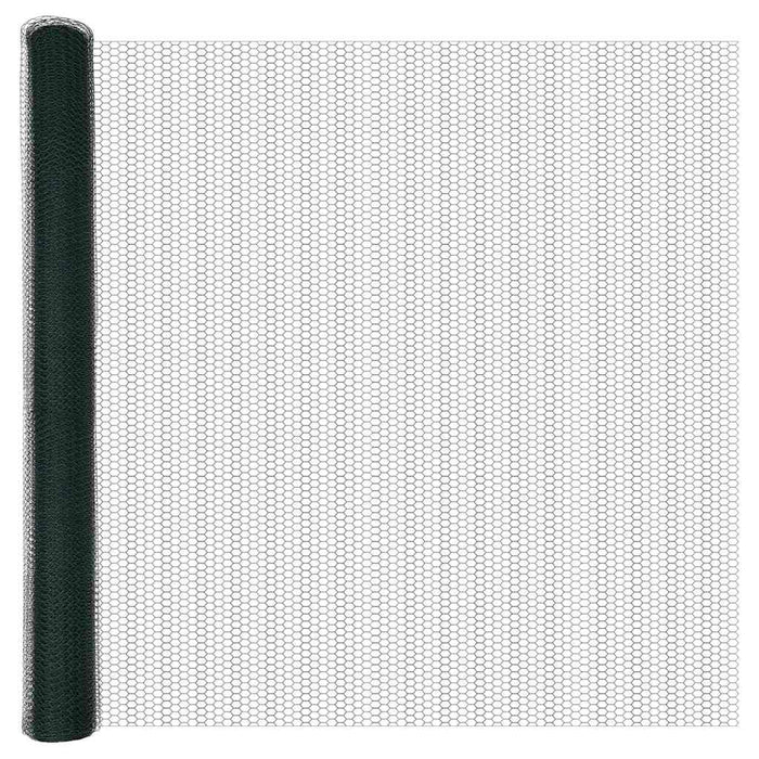 Gard cu Stâlp Verde 1,6 x 25 m Oțel și PVC - WALTI WALTI