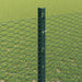 Gard cu Stâlp Verde 1,2 x 50 m Oțel și PVC - WALTI WALTI