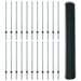 Gard cu Stâlp Verde 1,2 x 50 m Oțel și PVC - WALTI WALTI