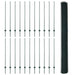 Gard cu Stâlp Verde 1,4 x 50 m Oțel și PVC - WALTI WALTI