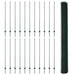 Gard cu Stâlp Verde 1,6 x 50 m Oțel și PVC - WALTI WALTI