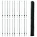 Gard cu Stâlp Verde 1,6 x 50 m Oțel și PVC - WALTI WALTI