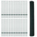 Gard cu Stâlp Verde 1,2 x 100 m Oțel și PVC - WALTI WALTI