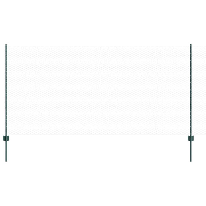 Gard cu Stâlp Verde 1,2 x 100 m Oțel și PVC - WALTI WALTI