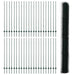 Gard cu Stâlp Verde 1,6 x 100 m Oțel și PVC - WALTI WALTI