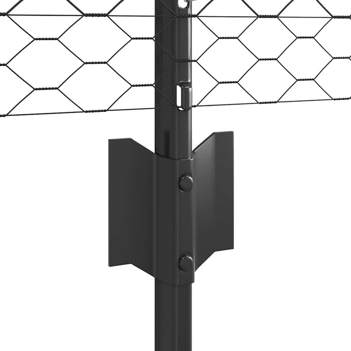 Gard cu Stâlp Gri - WALTI WALTI