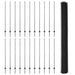 Gard cu Stâlp Gri 1,6 x 50 m Oțel și PVC - WALTI WALTI