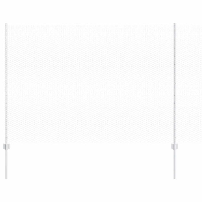 Gard cu Stâlp Argintiu 1,6 x 10 m Oțel - WALTI WALTI
