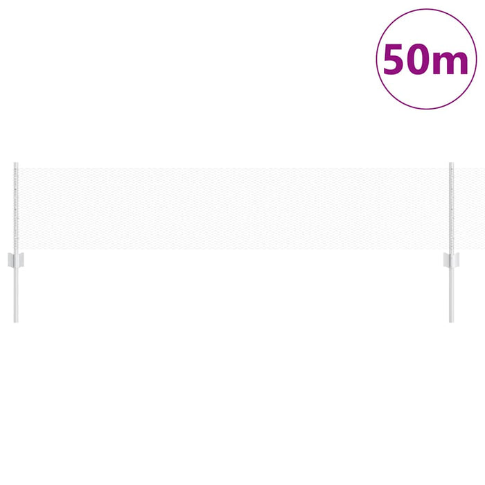 Gard cu Stâlp Argintiu 0,4 x 50 m Oțel - WALTI WALTI