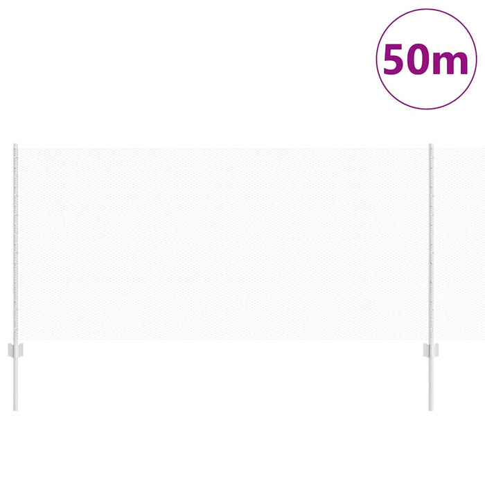 Gard cu Stâlp Argintiu 1 x 50 m Oțel - WALTI WALTI