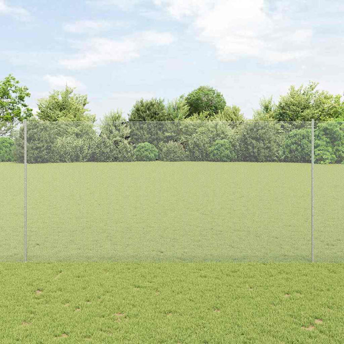 Gard cu Stâlp Argintiu 1,6 x 50 m Oțel - WALTI WALTI