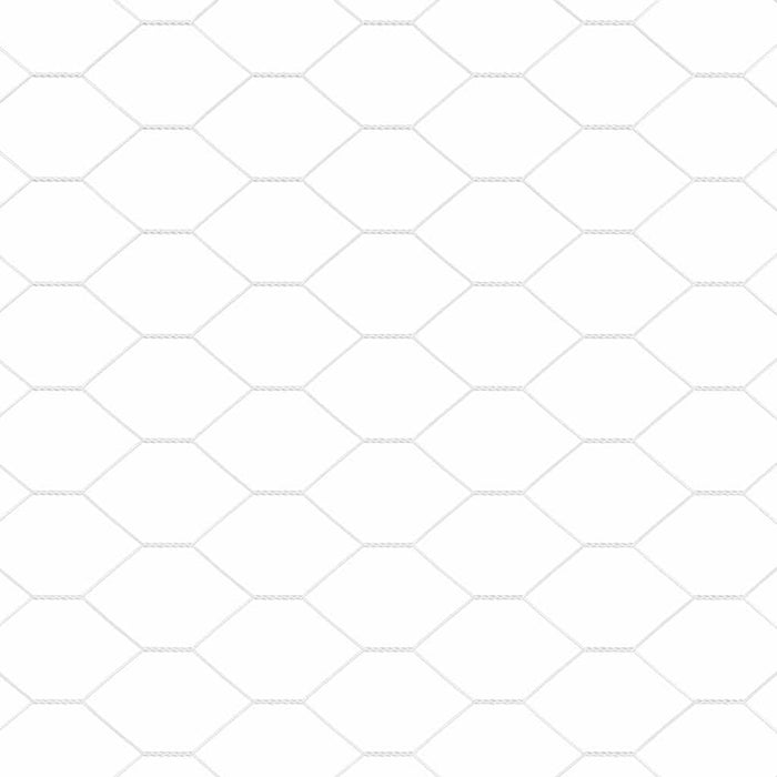 Gard hexagonal cu stâlp 100 x 0,8 m Oțel Galvanizat Argintiu WALTI