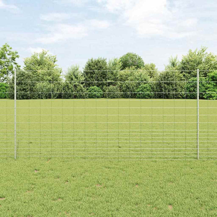 Gard cu Stâlp Argintiu 1,2 x 25 m Oțel - WALTI WALTI