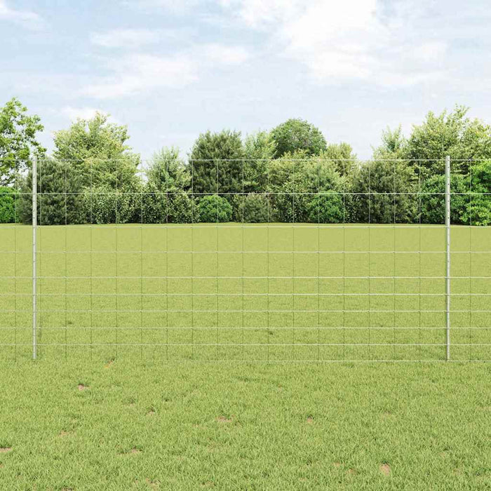 Gard cu Stâlp Argintiu 1,2 x 50 m Oțel - WALTI WALTI