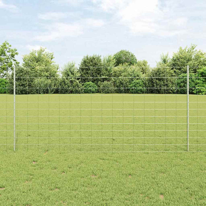 Gard cu Stâlp Argintiu 1,2 x 50 m Oțel - WALTI WALTI