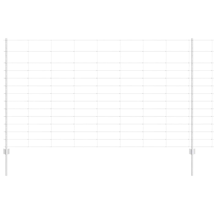 22 piese Poste de Îngrădire U-Channel 140 cm Oțel Galvanizat - WALTI WALTI