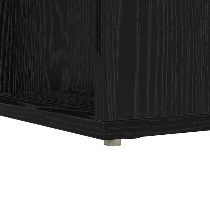 Birou de colț cu raft Stejar negru 101.5 x 149.5 x 149.5 cm - WALTI WALTI