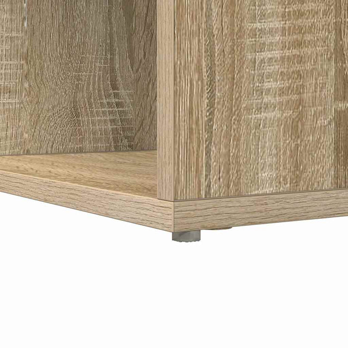 Birou de colț cu raft Stejar sonoma 101.5 x 149.5 x 149.5 cm - WALTI WALTI