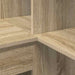 Birou de colț cu raft Stejar sonoma 101.5 x 149.5 x 149.5 cm - WALTI WALTI