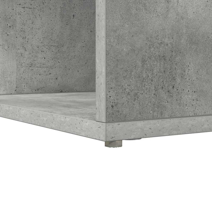 Birou de colț Gri beton 101.5 x 149.5 x 149.5 cm Lemn compozit - WALTI WALTI